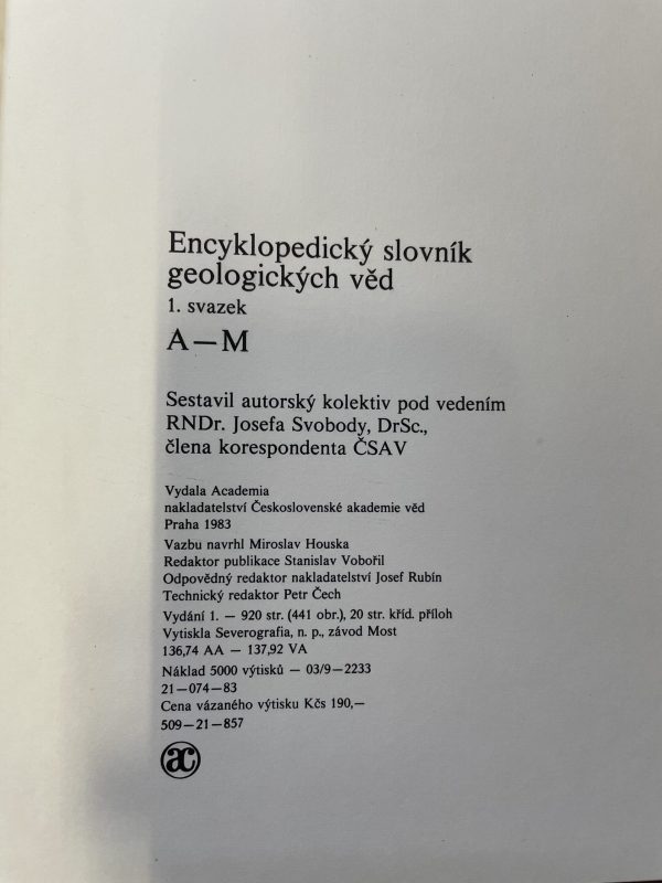 Encyclopedic Dictionary of Geological Sciences: 2 volumes (A-Z) - Image 3