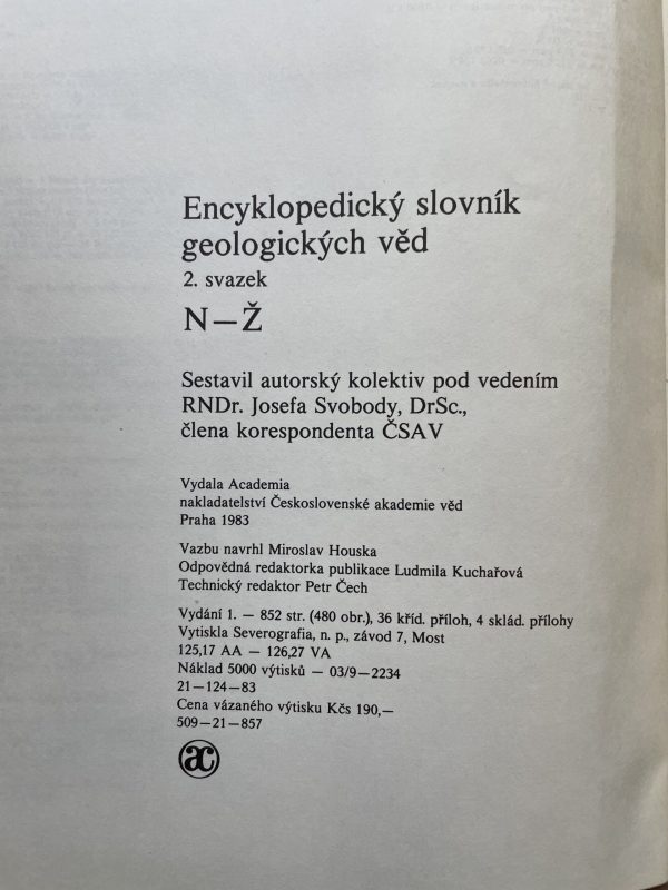 Encyclopedic Dictionary of Geological Sciences: 2 volumes (A-Z) - Image 6