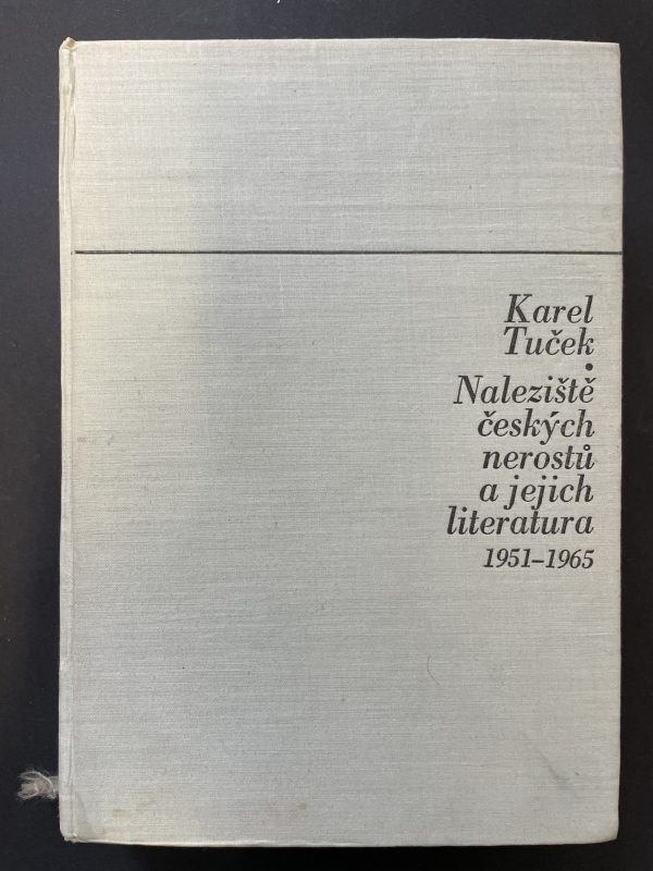 Deposits of Czech Minerals and their Literature 1951–1965