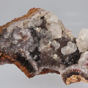Calcite, limonite