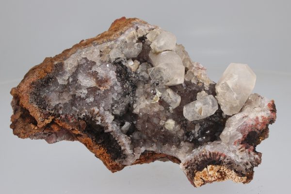 Calcite, limonite