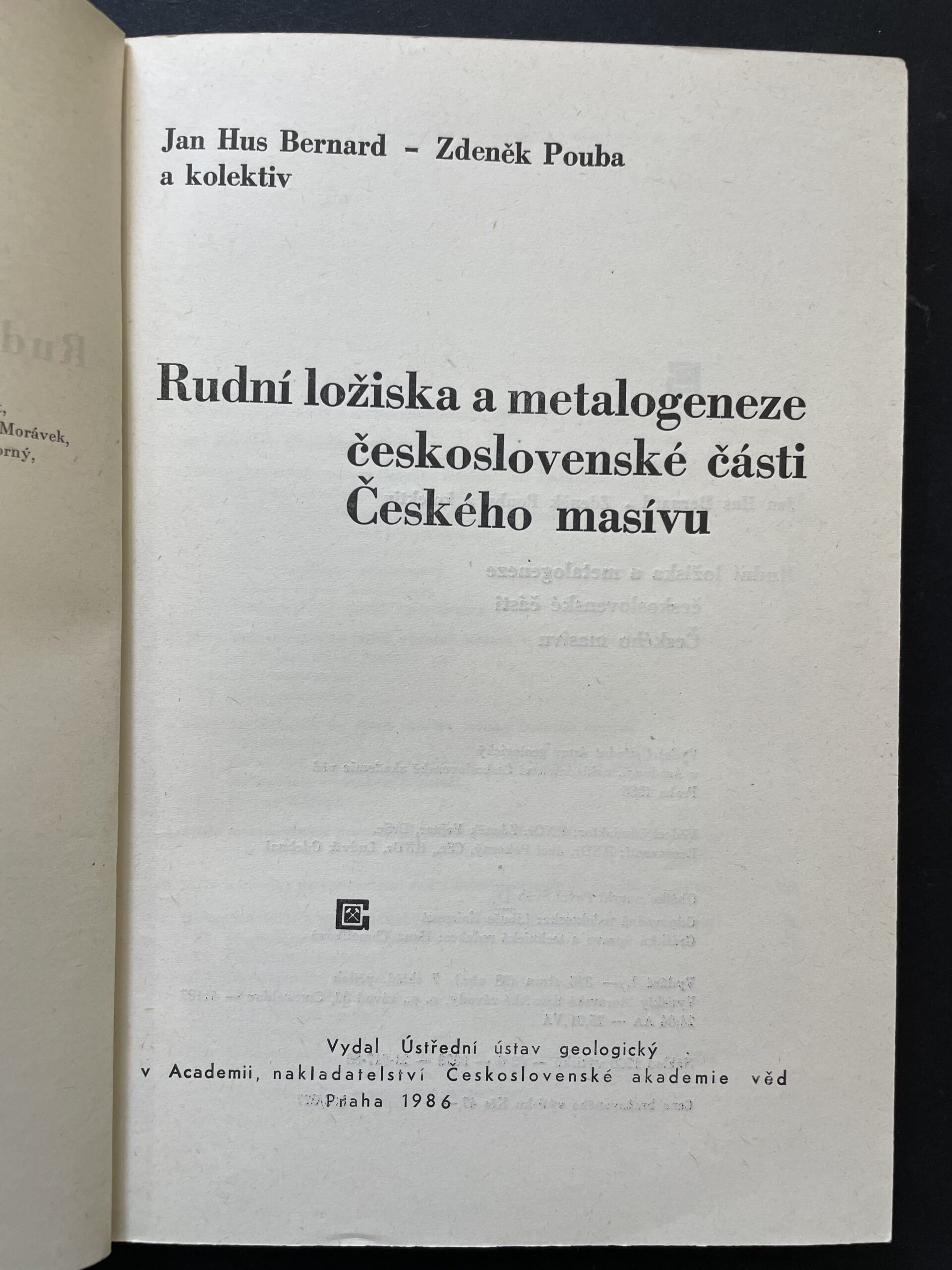 Rudní ložiska a metalogeneze Československé části Českého masivu - Image 2