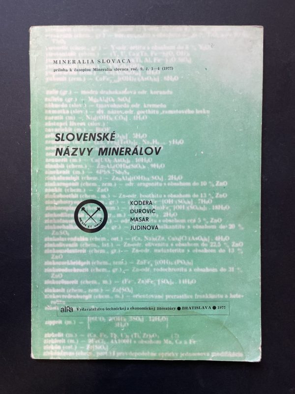 Slovak names of minerals