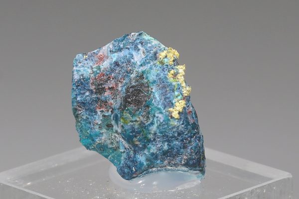 Gold, shattuckite