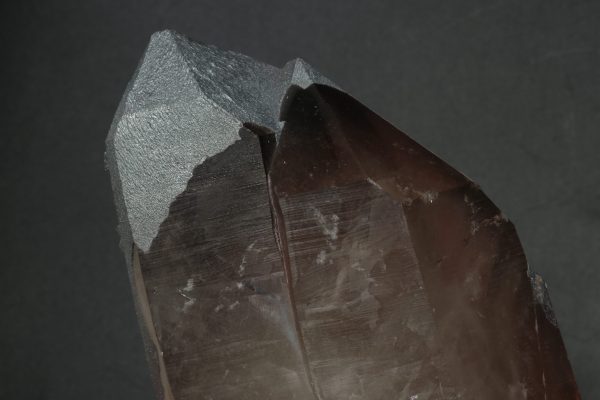 Rock crystal, hematite