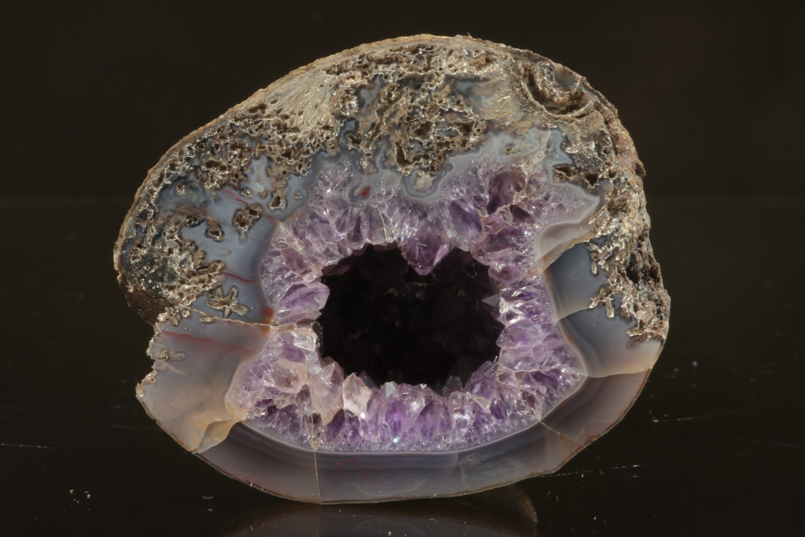 Agate, amethyst