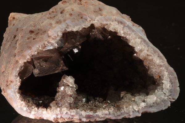 Quartz geode, limonite - Image 5