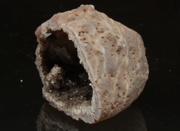 Quartz geode, limonite - Image 3