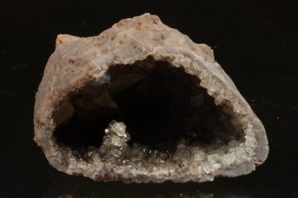 Quartz geode, limonite - Image 2