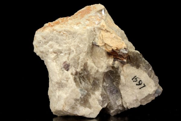 Topaz, albite, limonite - Image 8