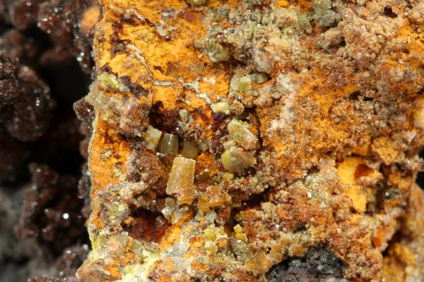Pyromorphite, rock crystal - Image 5