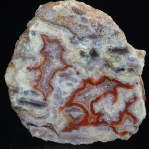 Carnelian, amethyst, fluorite