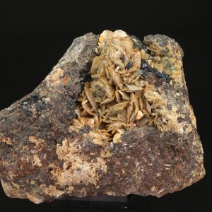 Siderite, sphalerite