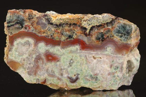 Carnelian, fluorite