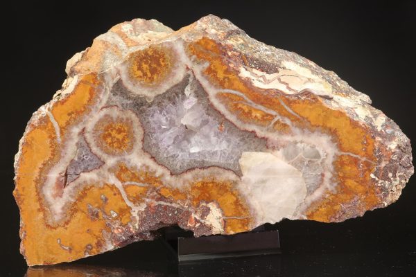 Amethyst, jasper