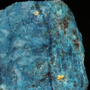 Gold, shattuckite