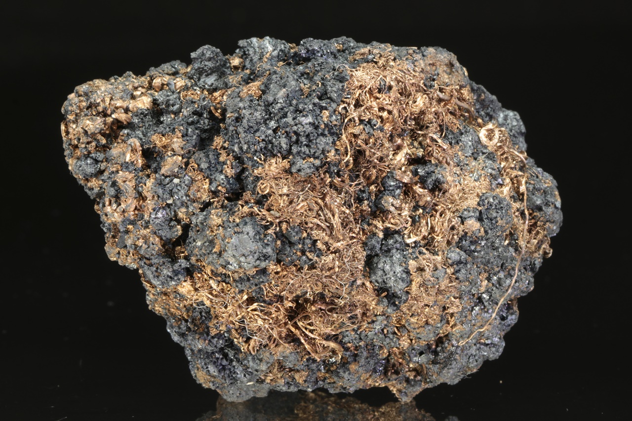 Acanthite, silver