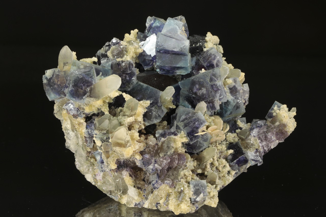 Fluorite, sphalerite