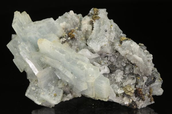 Baryte, pyrite, galena