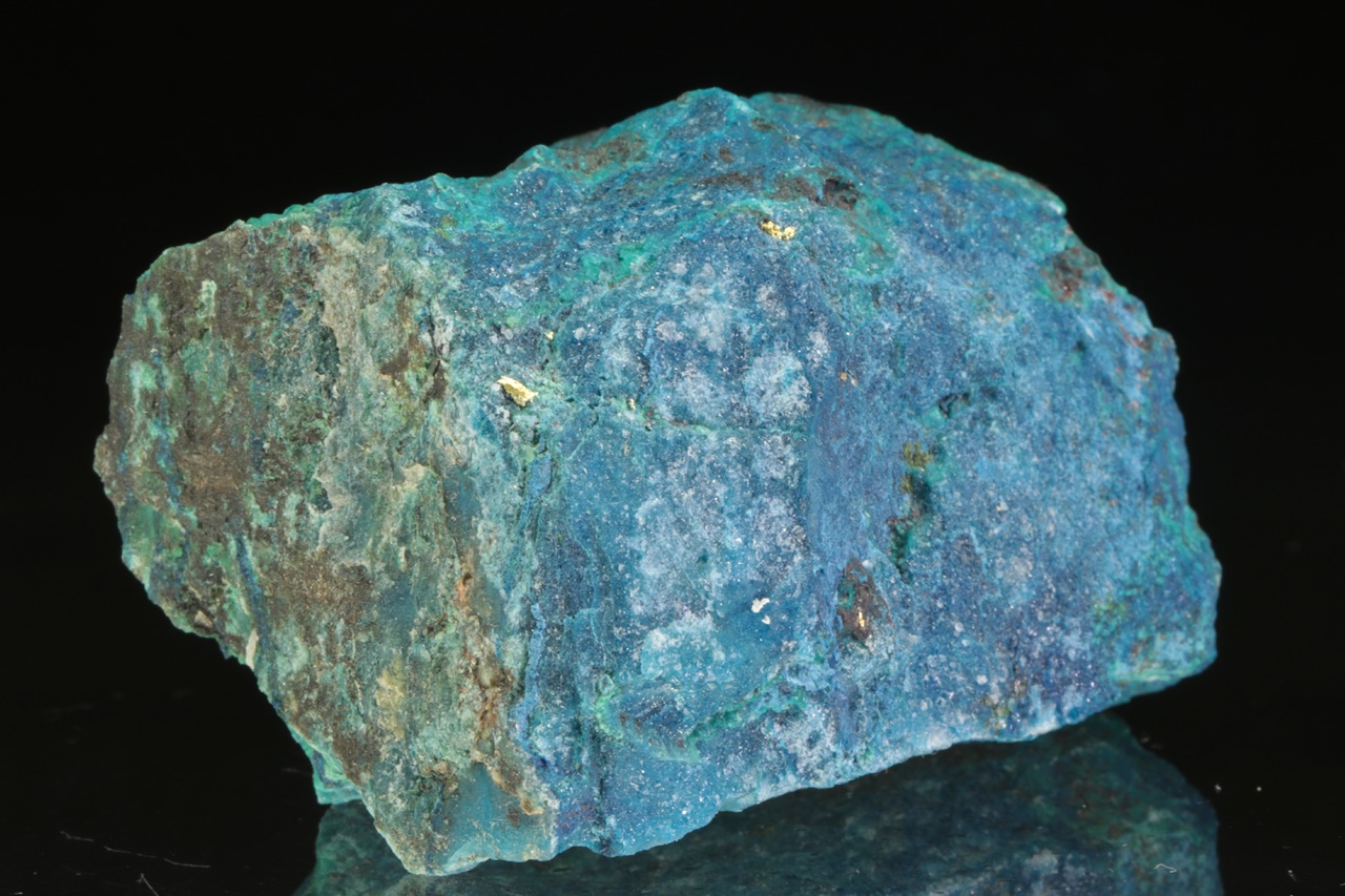 Gold, shattuckite - Image 2