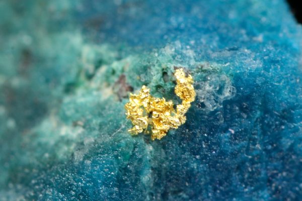 Gold, shattuckite - Image 7