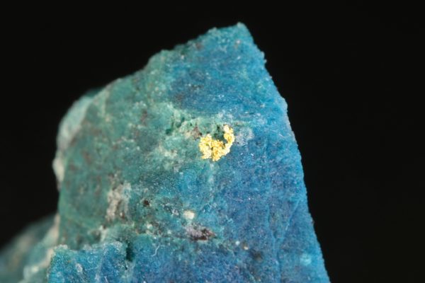 Gold, shattuckite