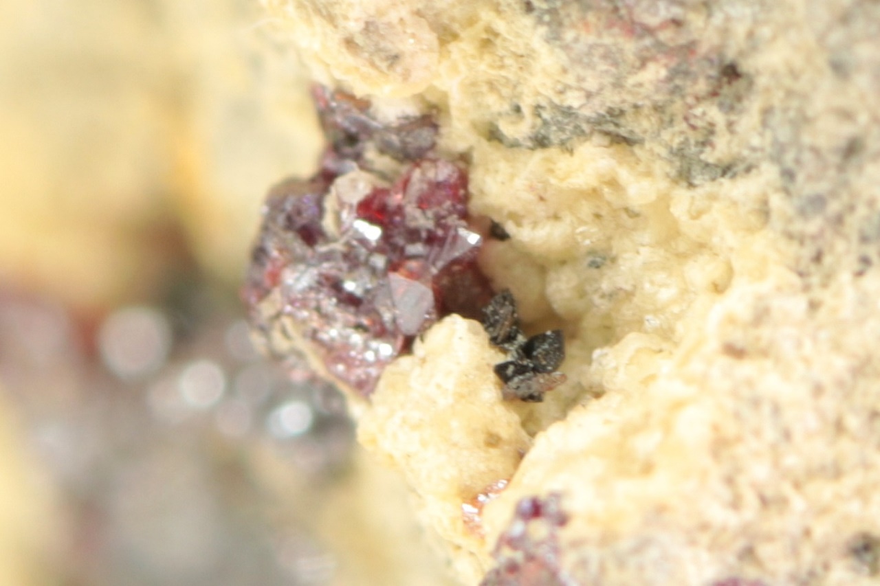 Xanthoconite, sternbergite, proustite