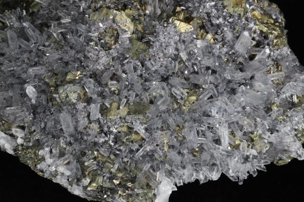 Chalcopyrite, rock crystal - Image 3