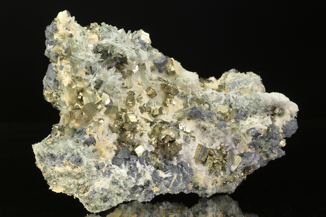 Pyrite, rock crystal, galena - Image 3