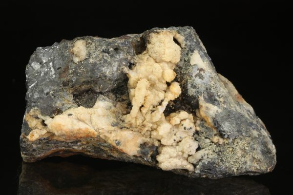 Silver, acanthite, dolomite