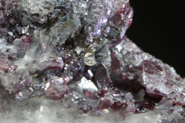 Pearceite/polybazite, proustite