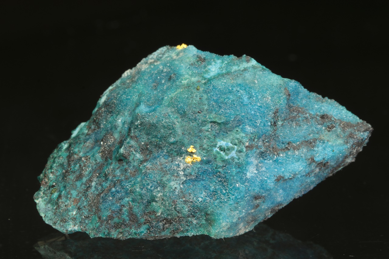 Gold, shattuckite - Image 2